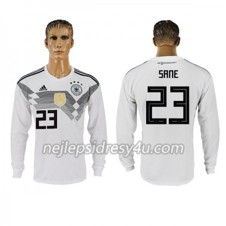 Fotbalový Dres Německo Sane 23 Domácí MS 2018 Dlouhý Rukáv